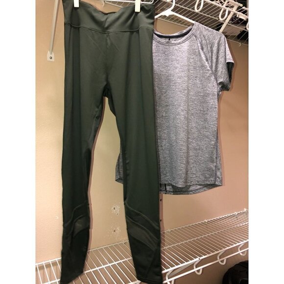 BUNDLE of Shirts Size Medium Short Long Sleeve Velour Jacket Coat Leggin… - Picture 4 of 4